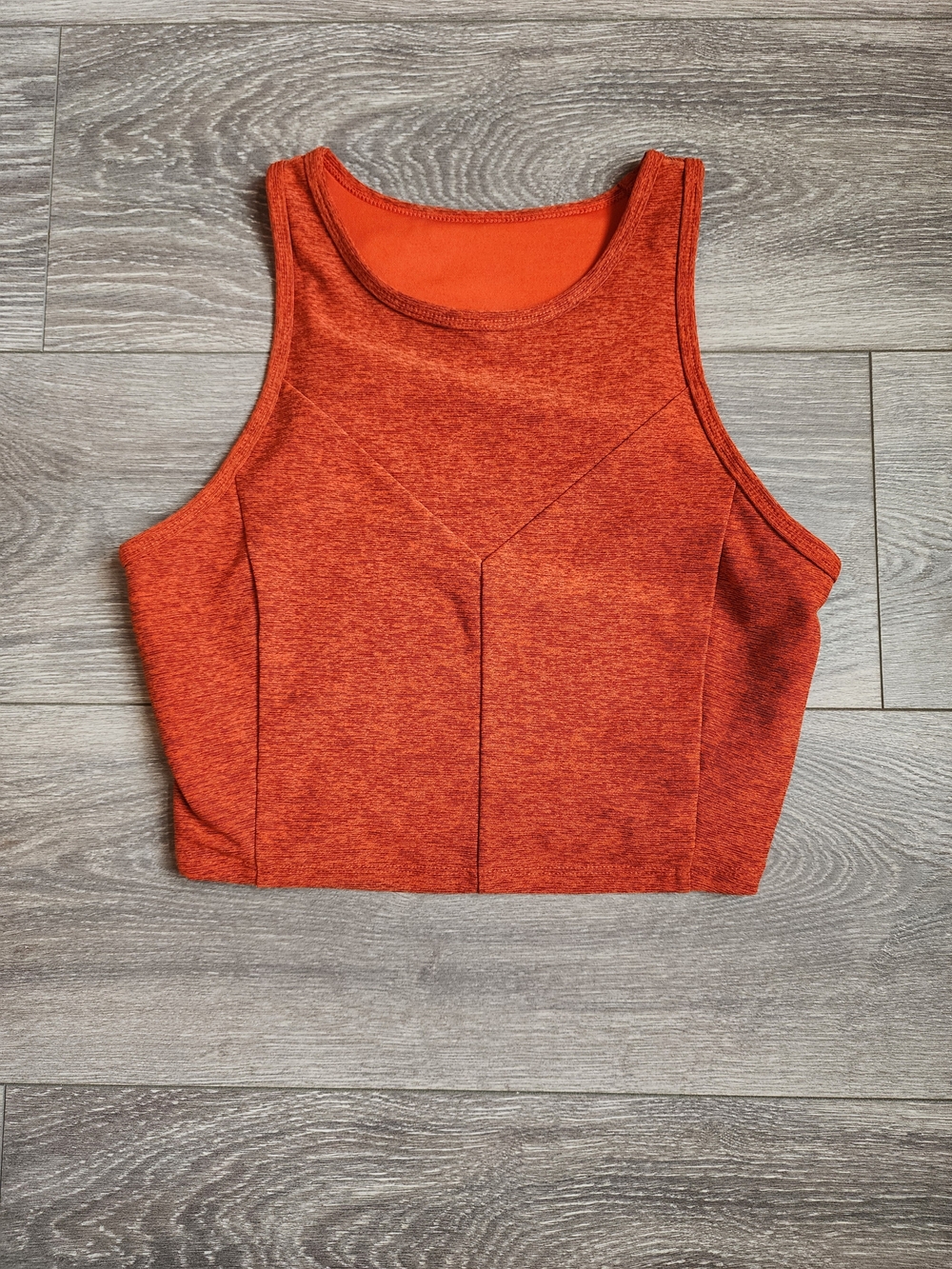Joy Lab Orange High Neck Sports Bra Women's Medium